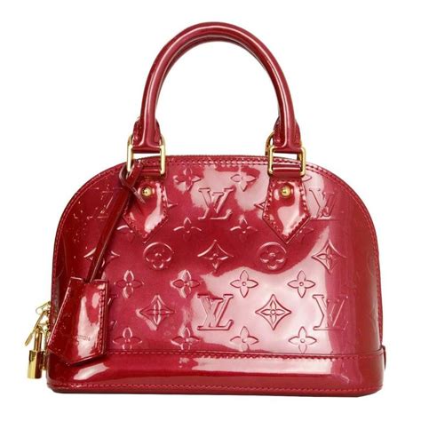 louis vuitton red black bag